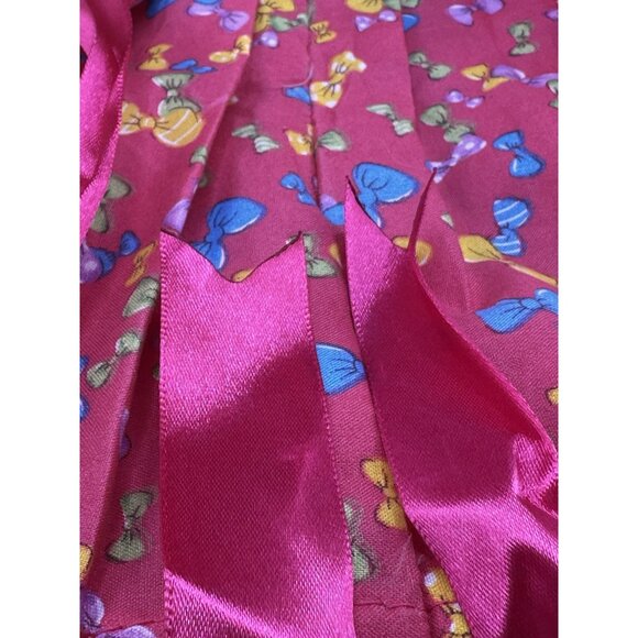 American Girl Doll 18” Gala Party Dress Bright Pink Bows Rose Sleeveless - Picture 11 of 15